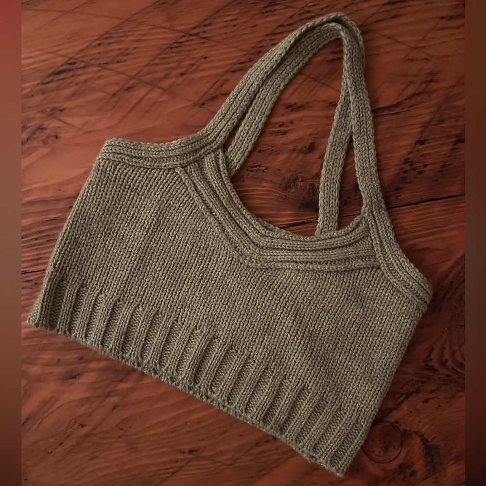 Knit tank top